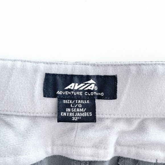 Avia Mens Cargo Pants Adventure Clothing Side Pockets Dark Green Large - Picture 7 of 14